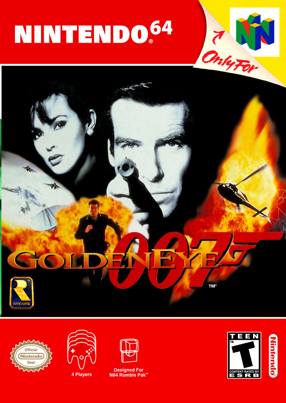 NINTENDO 64's legendary masterpiece `` Golden Eye 007 '' Phantom